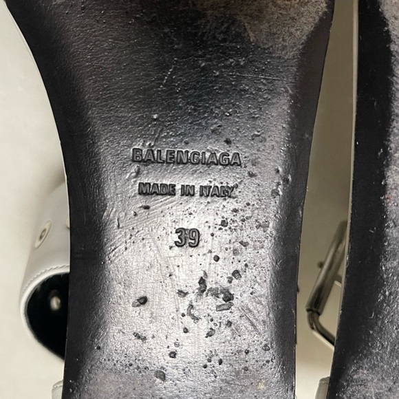 EUC Balenciaga Belt Flat Ankle Strap Sandal - Picture 10 of 10